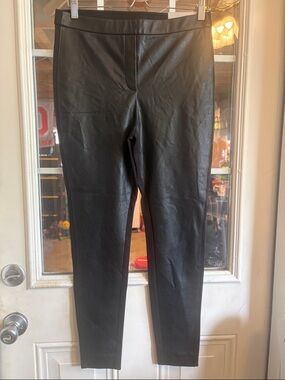 Chico's Black Faux Leather Leggings